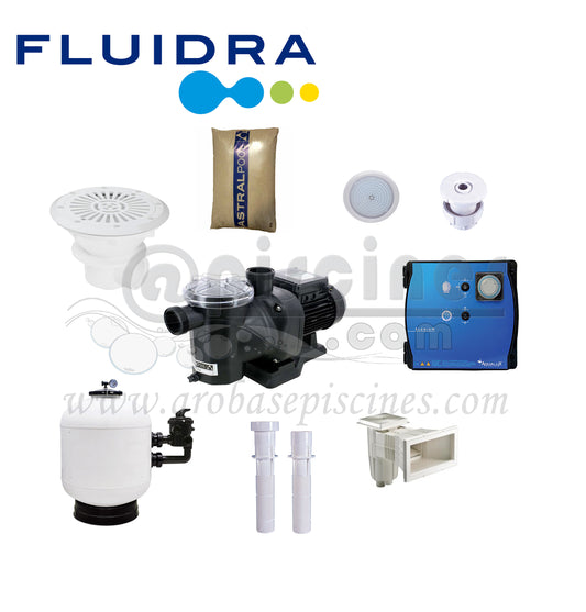 KIT COMPLET FILTRATION POUR PISCINES 8M X 4,00M