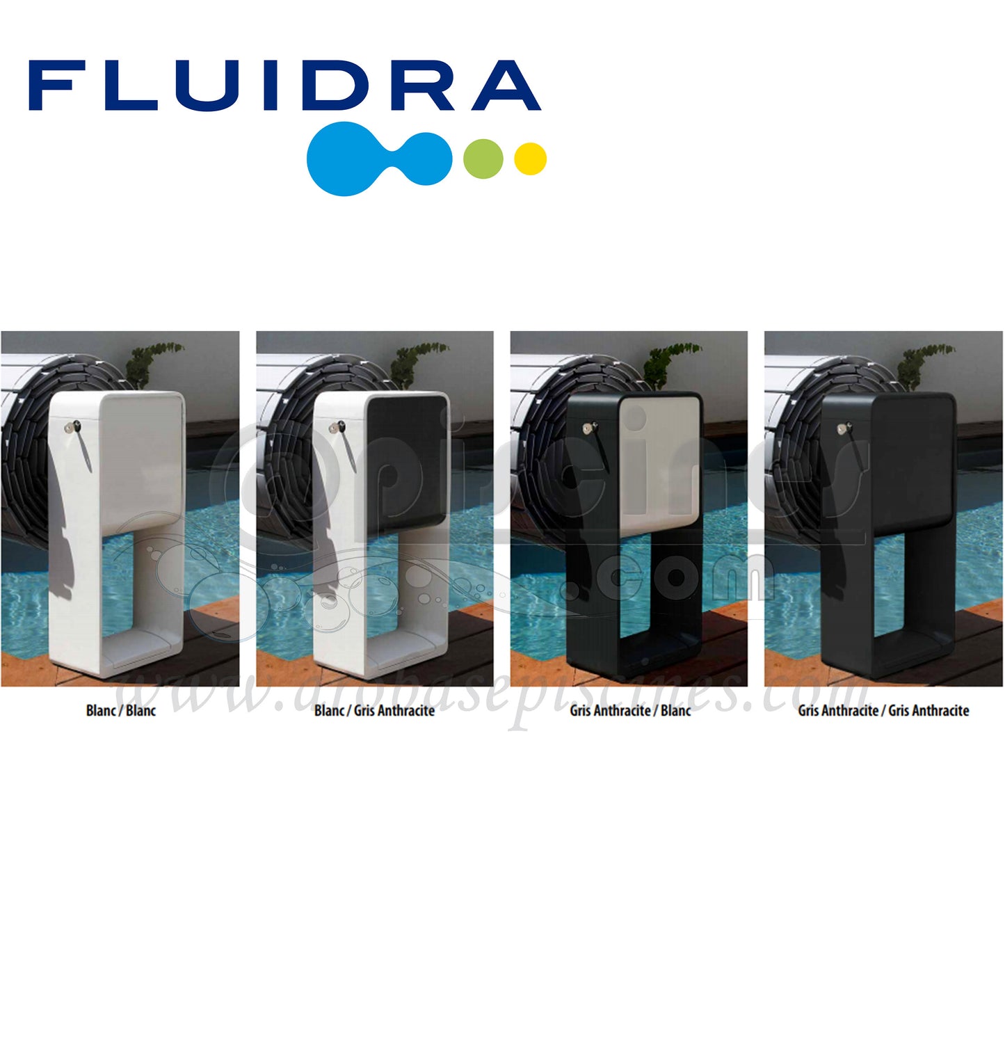 VOLET ROULANT HORS SOL FLUIDRA OCTÉO POUR PISCINES FRANCE PISCINES COMPOSITES, MINI, PALMA, TANNA, WALLIS, MINORQUE, MAJORQUE, LAVEZZI, BAHAMAS