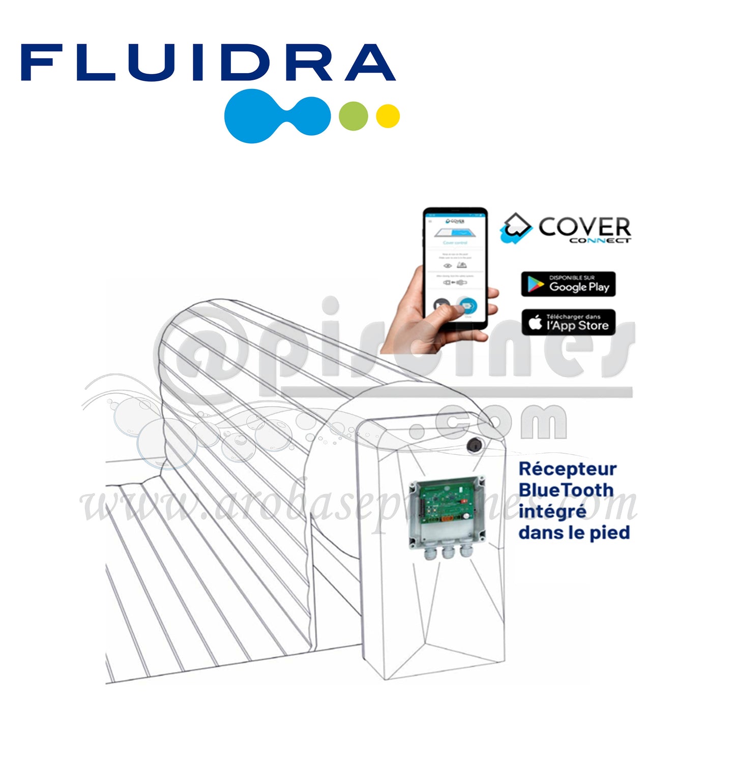 OPTION COVER CONNECT POUR VOLET ROULANT FLUIDRA SVELTÉA/OCTÉO