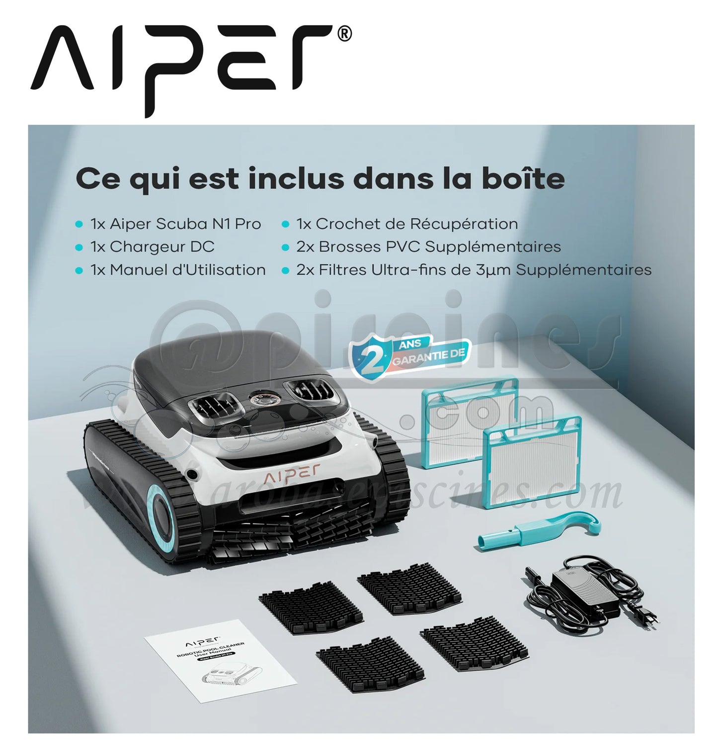 ROBOT ELECTRIQUE SANS FIL AIPER N1 PRO