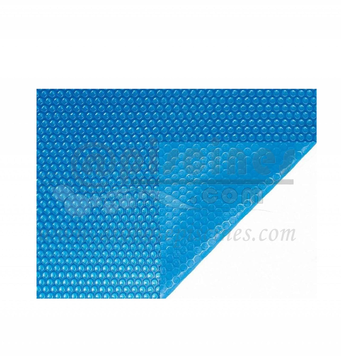 BACHE A BULLES A LA COUPE 300 MICRONS BLEU SANS OURLET NI OEILLET 4X4M