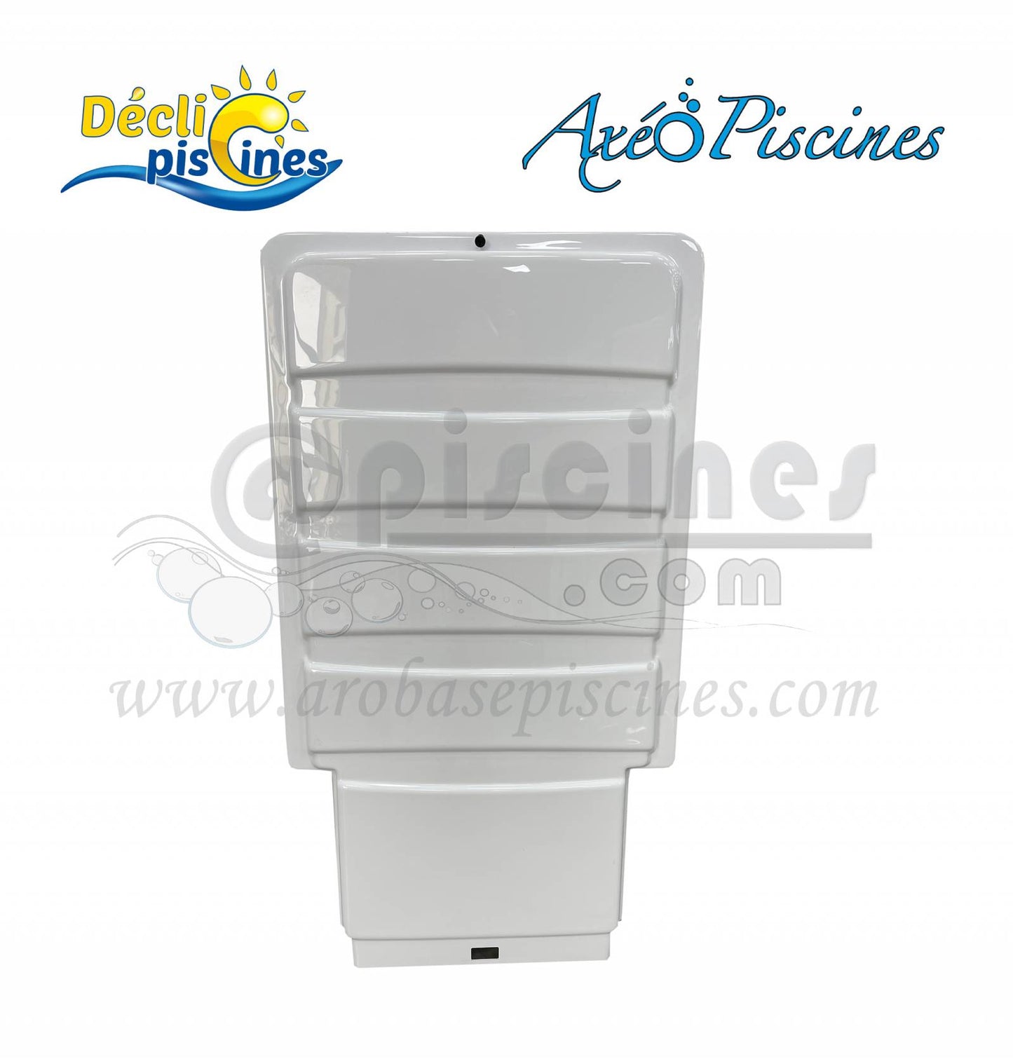 CAPOT ARRIERE BLOC FILTRANT AXEO PISCINES OU DECLIC PISCINES