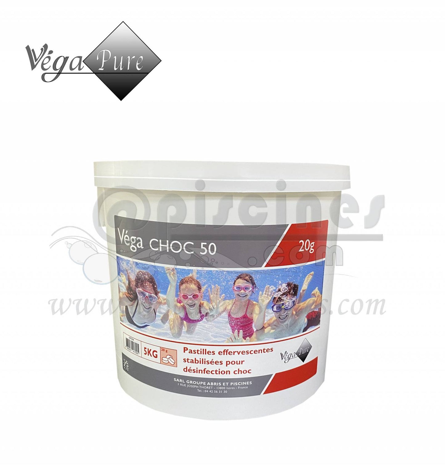 CHLORE VEGA CHOC 5KG PASTILLES 20G
