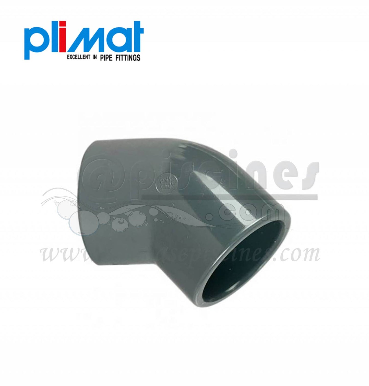 COUDE PVC PN 16 A 45° DIAMETRE 50