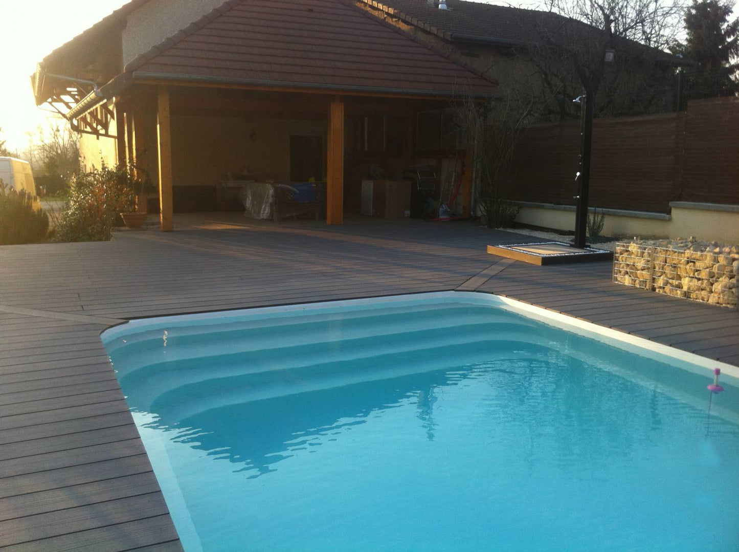 PISCINE COQUE POLYESTER MODELE DECLIC R800 BF