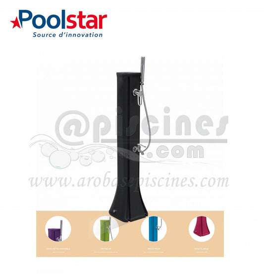 DOUCHE SOLAIRE HAPPY GO AVEC RINCE GRIS ANTHRACITE