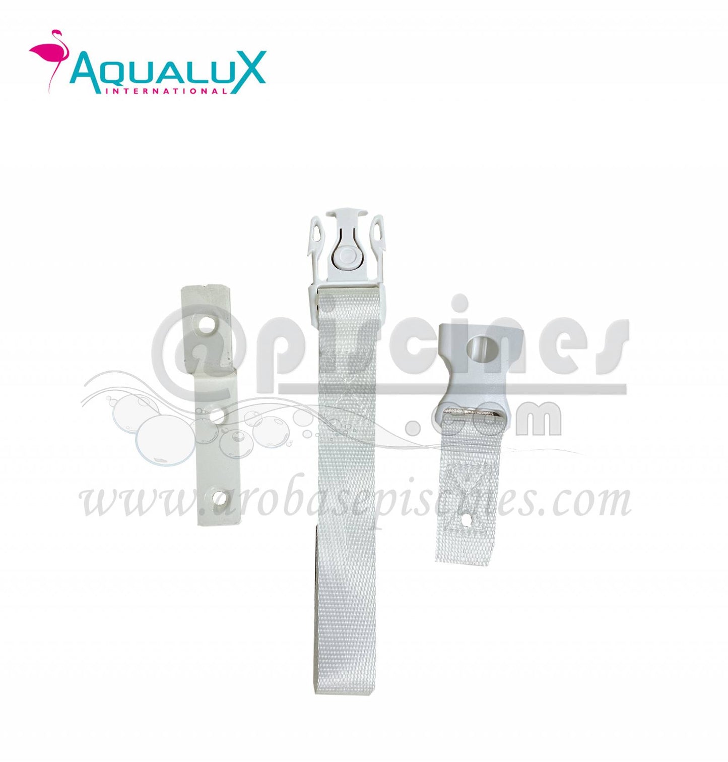 KIT ACCROCHAGE POUR VOLET ROULANT HORS SOL OU IMMERGE AQUALUX DE CHEZ FRANCE PISCINES COMPOSITES