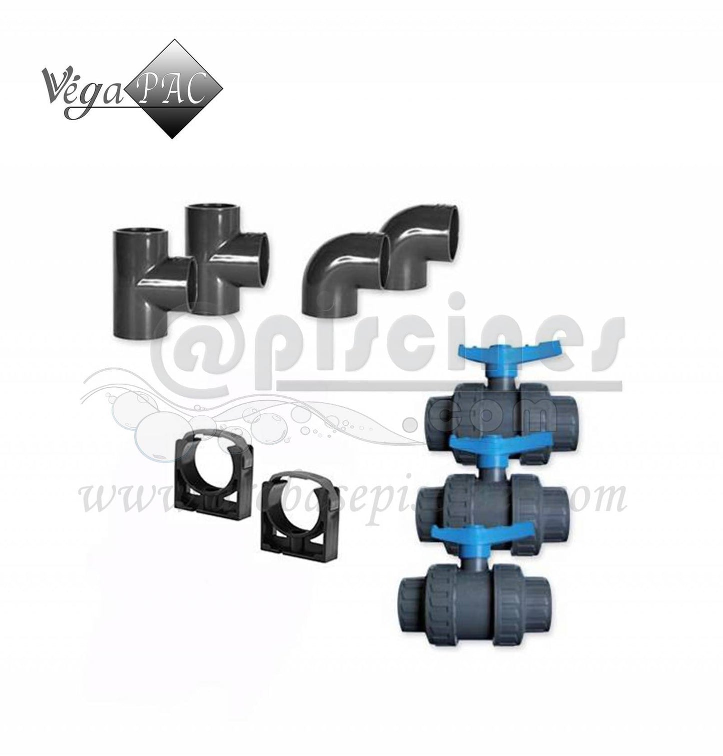 KIT BY-PASS POUR POMPE A CHALEUR / ÉLECTROLYSE AU SEL