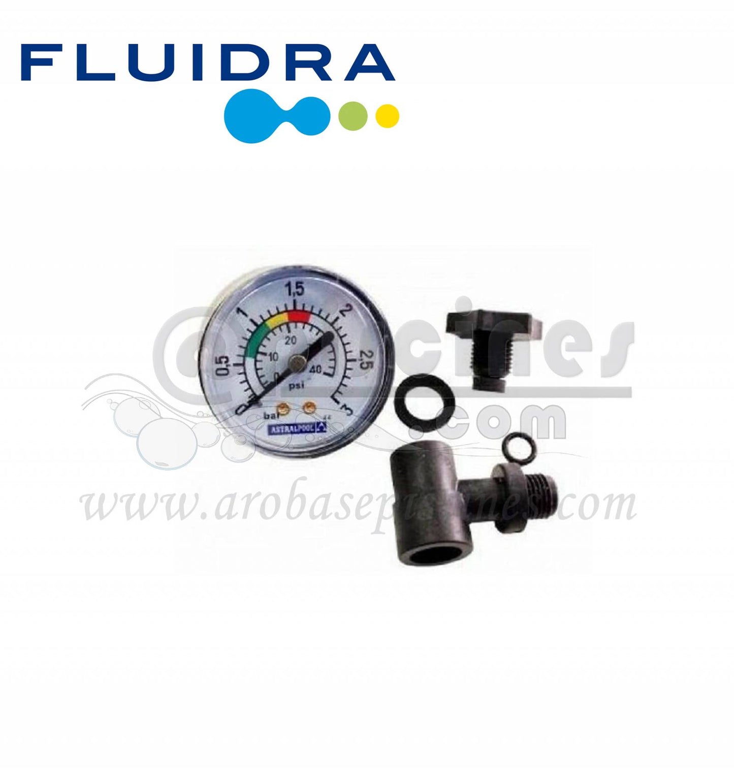 KIT MANOMETRE ET PURGE POUR FILTRE ASTRAL CANTABRIC