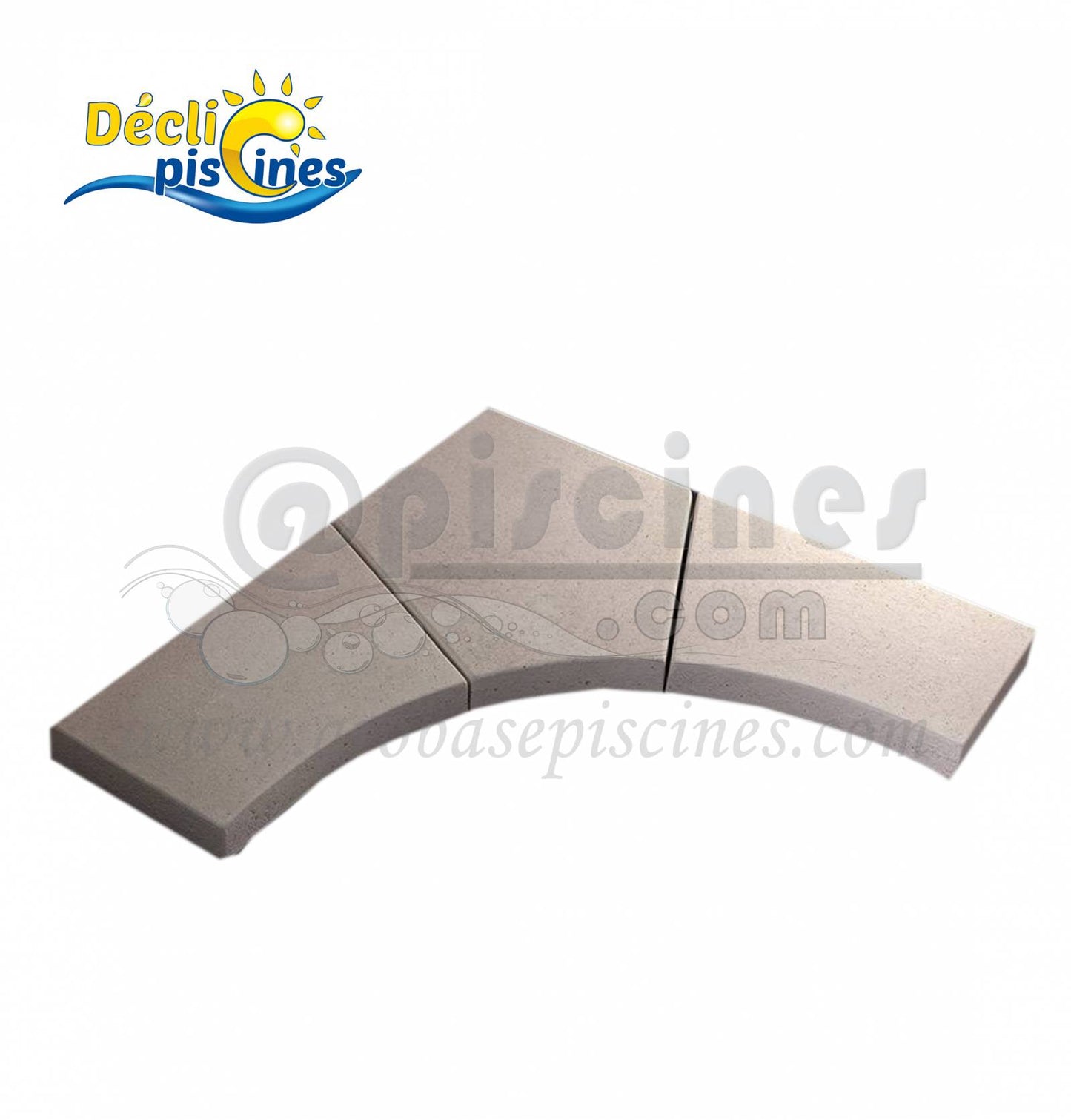 KIT MARGELLE SUR MESURE POUR PISCINE DECLIC R 600
