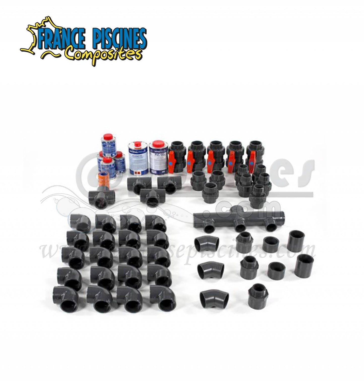 KIT PVC COMPLET DIAMETRE 50