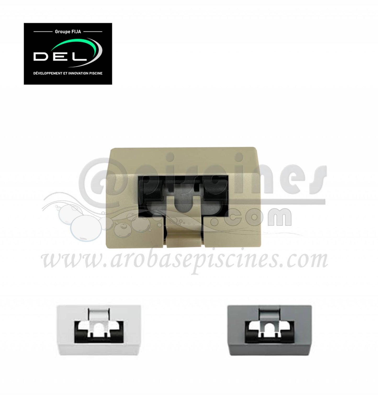LOT DE 3 PUSH LOCK DEL NOUVELLE GENERATION POUR ACCROCHAGE DU TABLER DU VOLET ROULANT