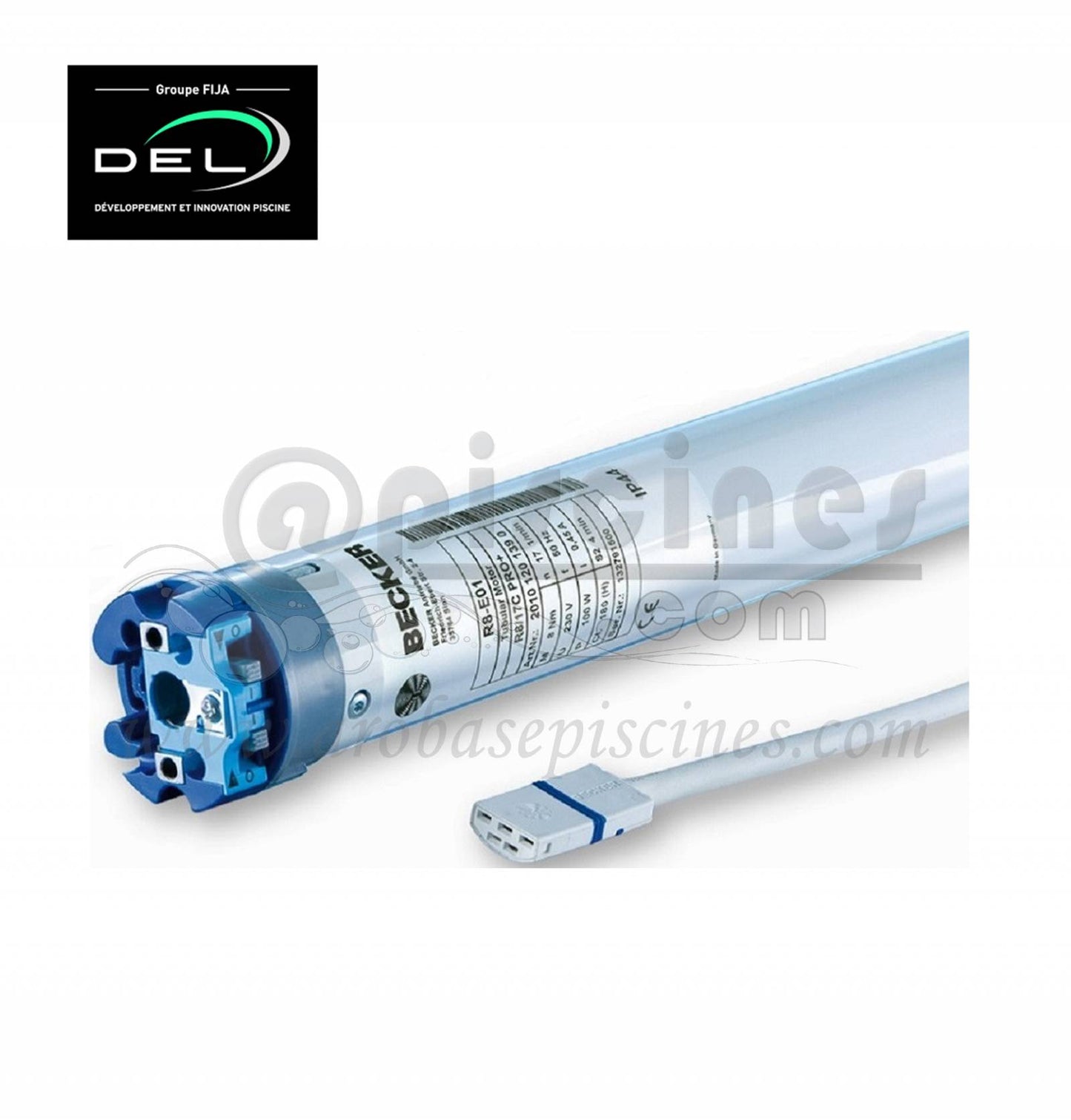 MOTEUR POUR VOLET ROULANT HORS SOL DEL ROLLEASY 2 DE CHEZ FRANCE PISCINES COMPOSITES