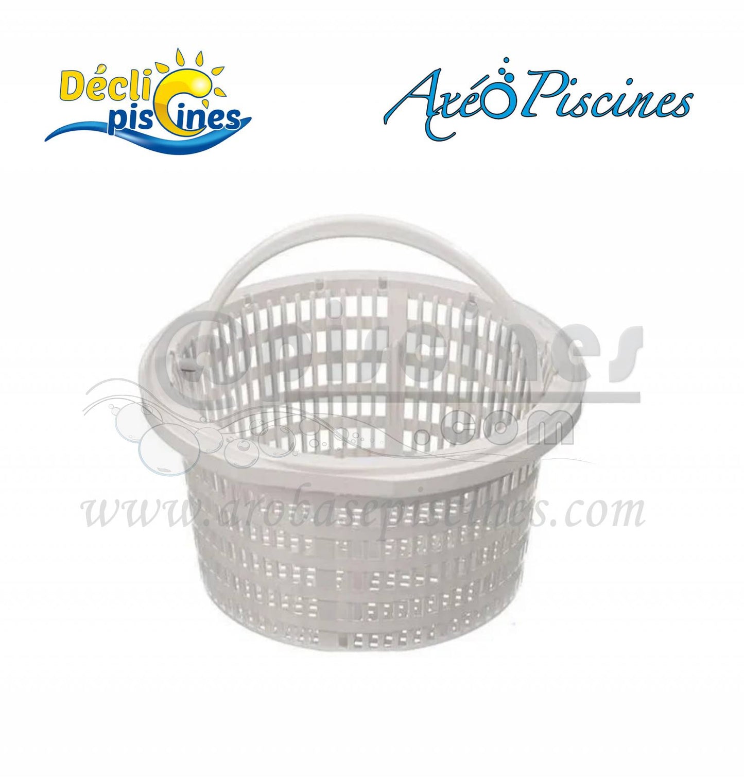 PANIER DE SKIMMER POUR BLOC FILTRANT DE CHEZ DECLIC PISCINES ET AXEO PISCINES