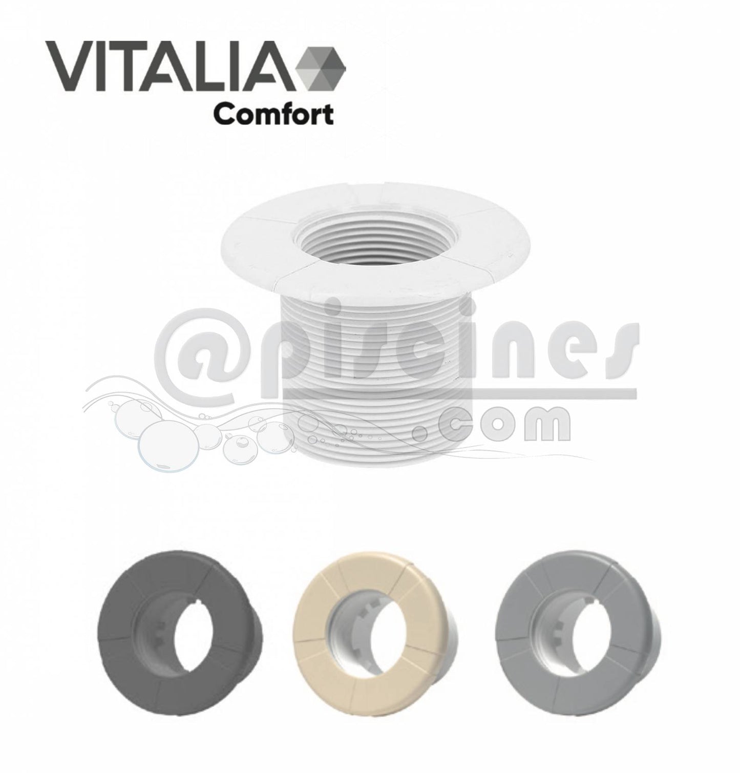 PRISE BALAI VITALIA CONFORT POUR PISCINE BÉTON/LINER