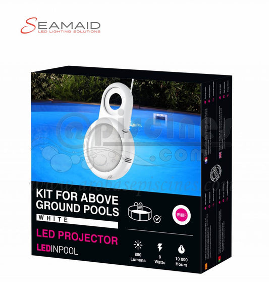 PROJECTEUR 18 LED BLANC POUR PISCINE HORS SOL