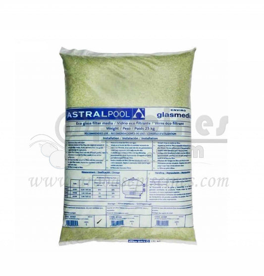 SAC DE 25KG DE VERRE POUR FILTRE DE PISCINE