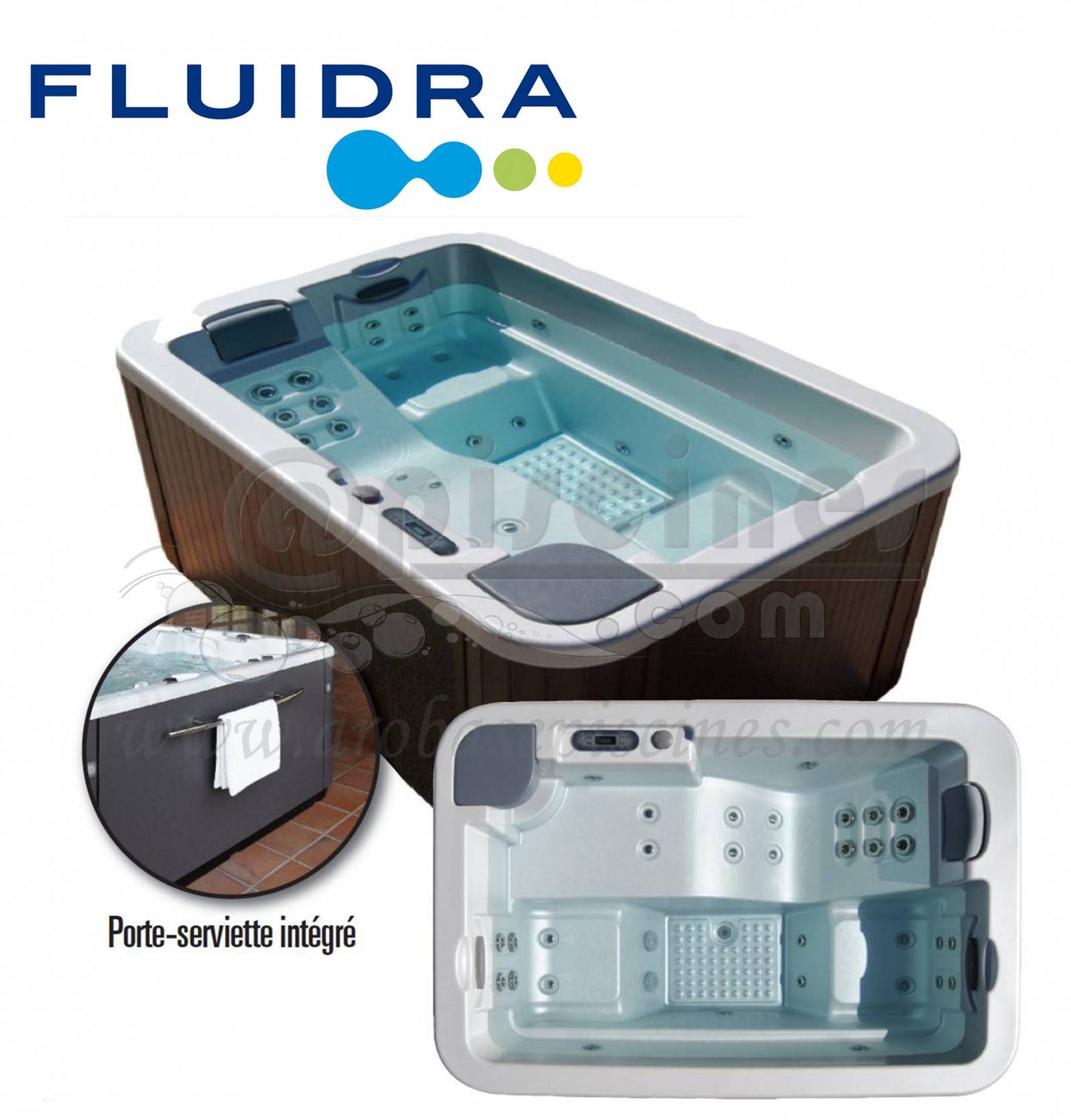 SPA PORTABLE POUR 3 PERSONNES ASTRAL POOL MODÈLE OCEAN 40
