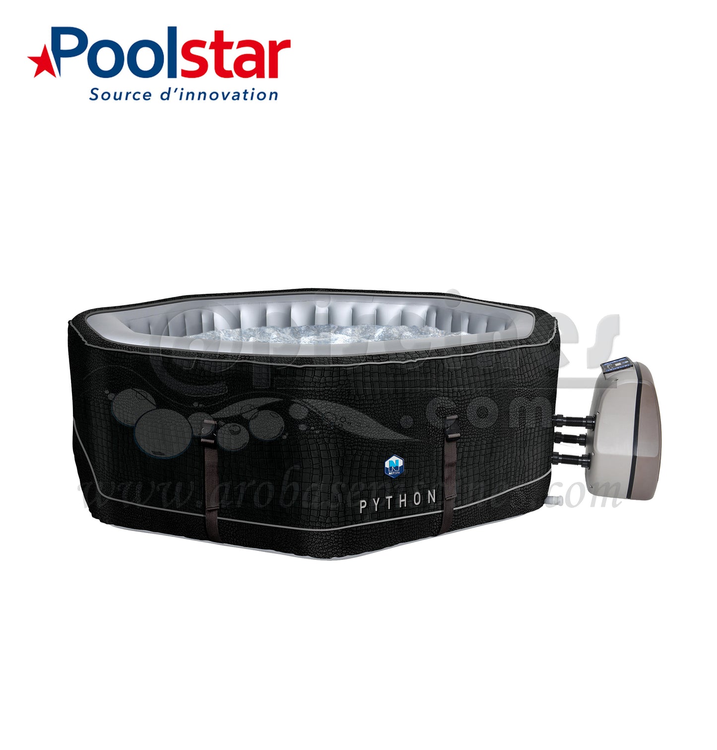 SPA GONFLABLE 5/6 PLACES BALNEOTHERAPIE NETSPA PYTHON