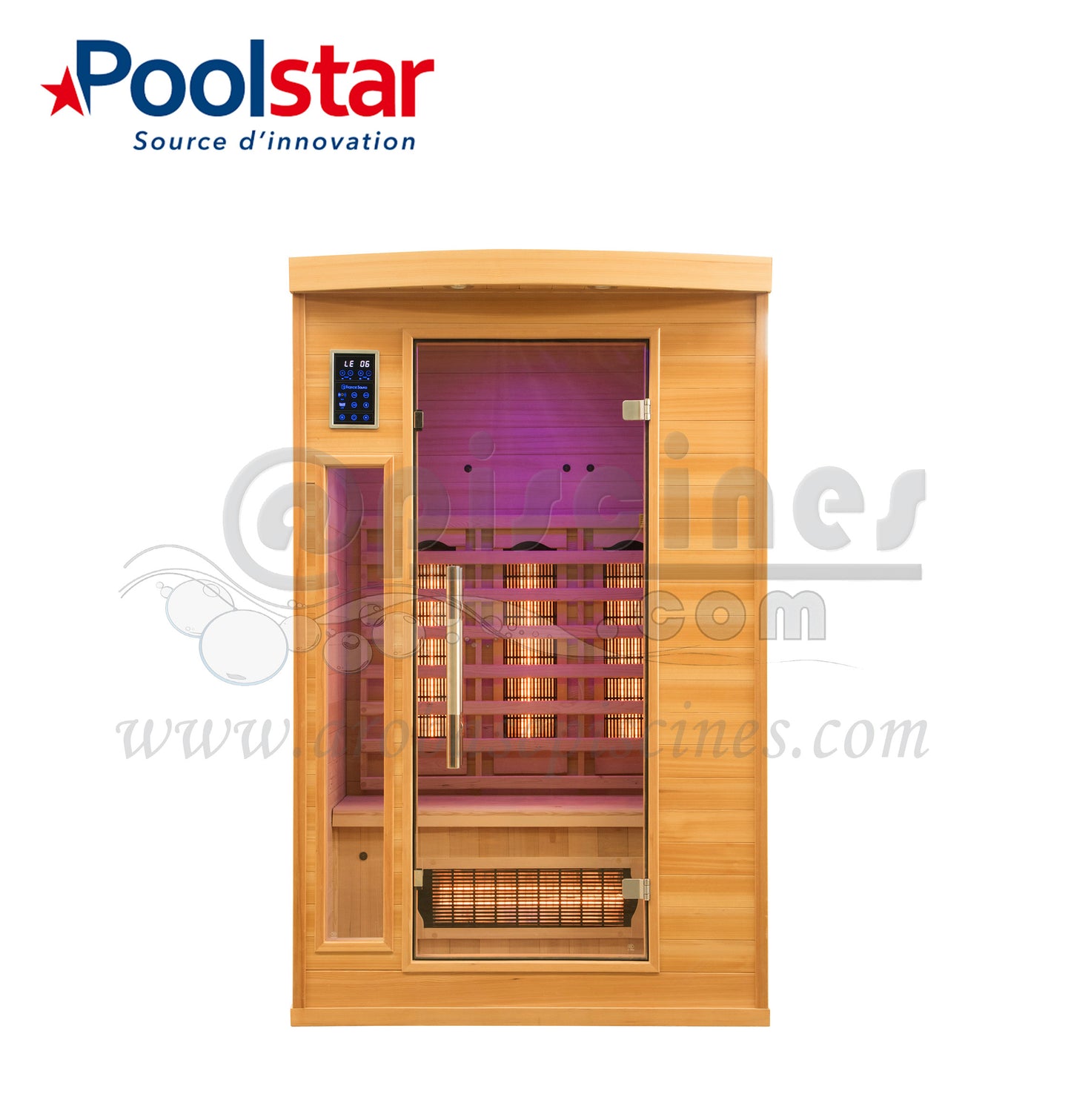 SAUNA INFRAROUGE APOLLON QUARTZ 2 PLACES