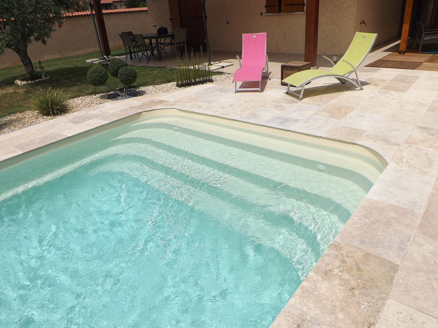 PISCINE COQUE POLYESTER MODELE DECLIC R700 BF