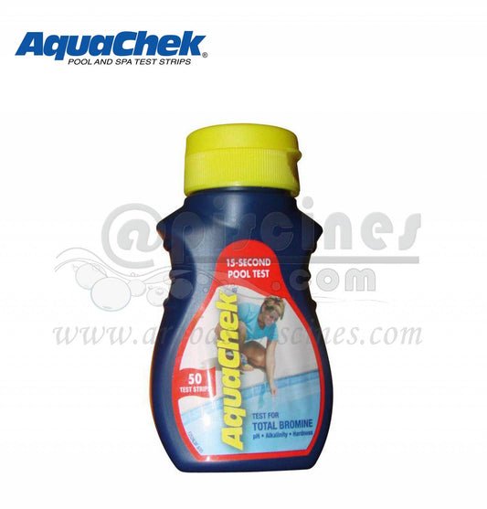 BANDELETTES D'ANALYSE GAMME AQUACHEK ROUGE BROME