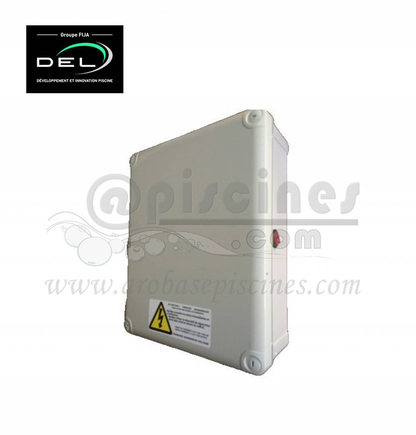 COFFRET ELECTRIQUE POUR VOLET ROULANT HORS SOL DEL ROLLEASY 2 DE CHEZ FRANCE PISCINES COMPOSITES
