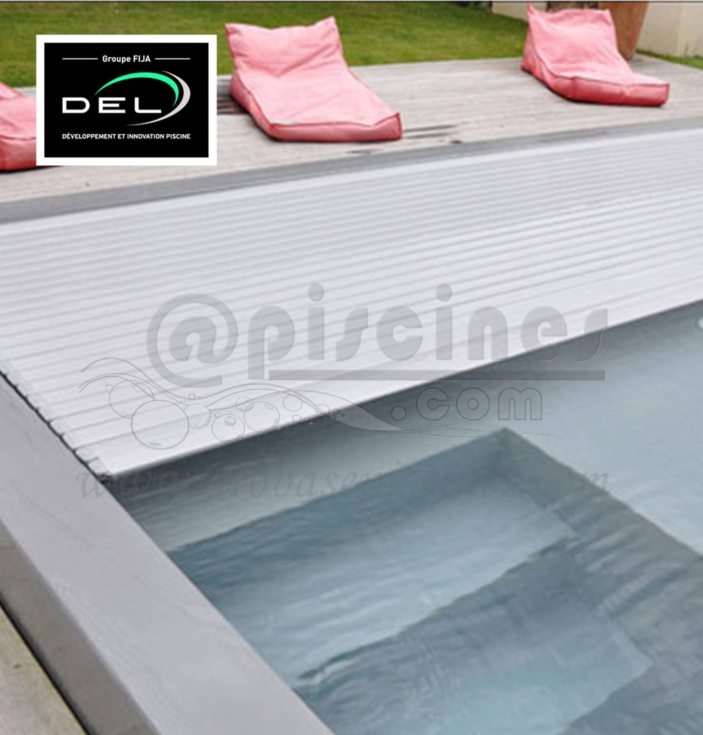 LOT DE 3 LAMES DE MILIEU POUR VOLET ROULANT IMMERGÉ FRANCE PISCINES COMPOSITES
