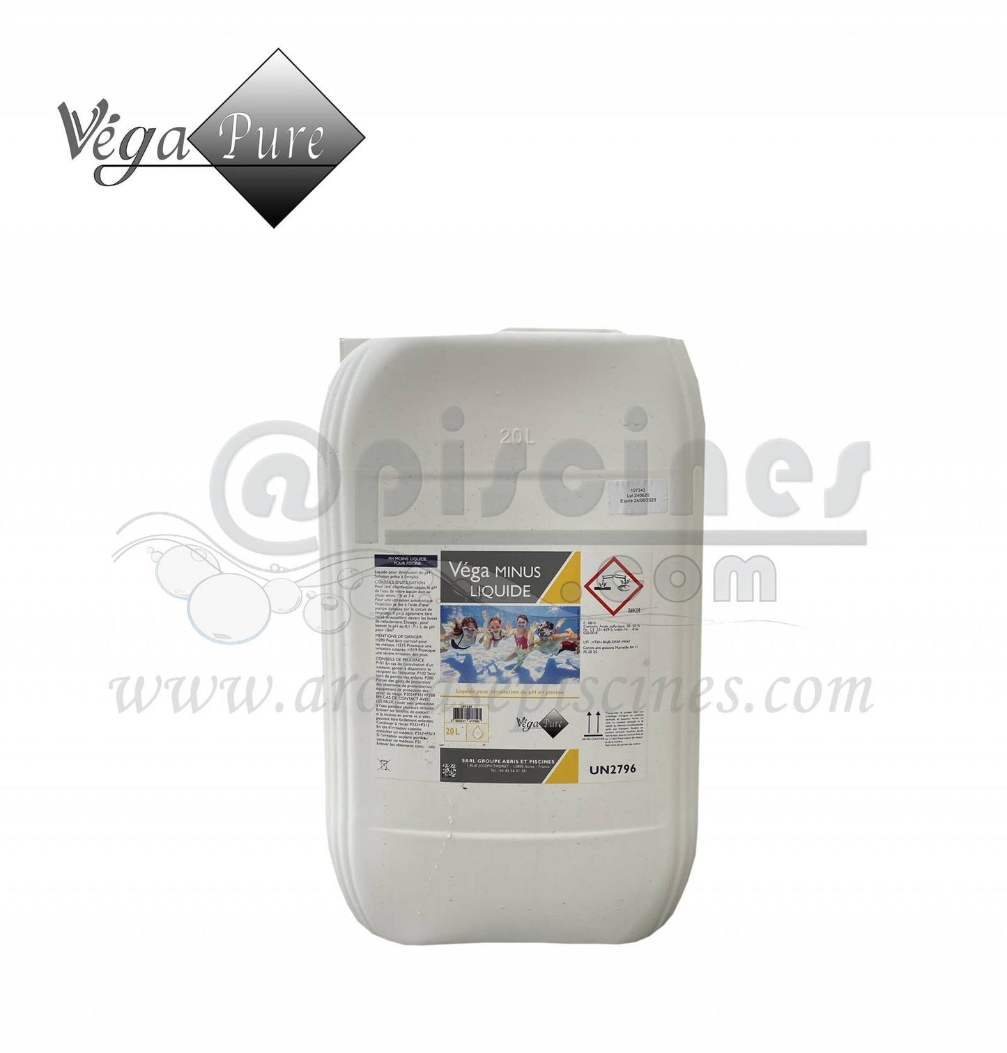 PH PLUS 20 LITRES RETRAIT EN MAGASIN UNIQUEMENT
