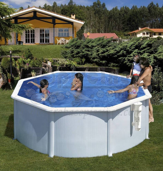 PISCINE EN KIT HORS SOL RONDE EN ACIER 4,60M DE DIAMETRE