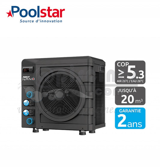 POMPE A CHALEUR POOLEX JETLINE NANO TURBO 20M3