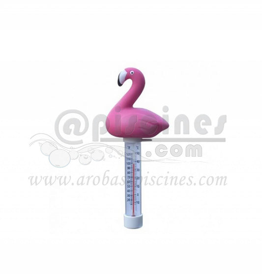 THERMOMETRE POUR PISCINE ORQUE OU FLAMANT ROSE
